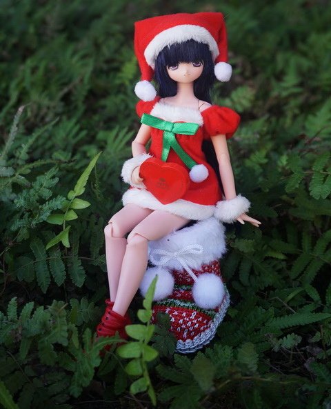 俏皮耶誕女郎