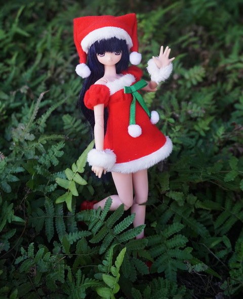 俏皮耶誕女郎