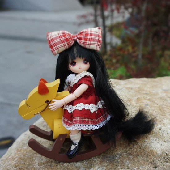 貓耳娘與小木馬