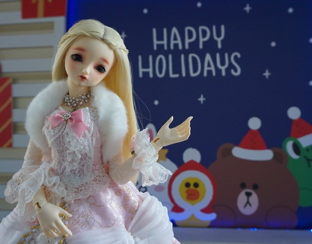 聖誕村的貴婦人