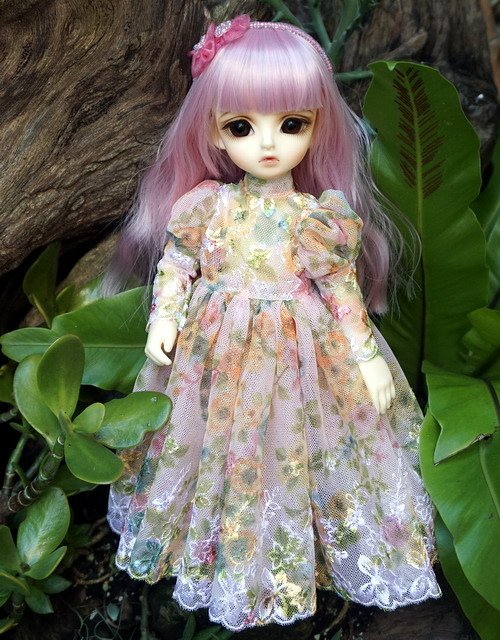 碎花蕾絲小洋裝