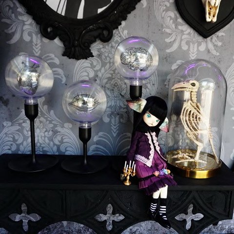 萬聖節的鬼屋貓妖