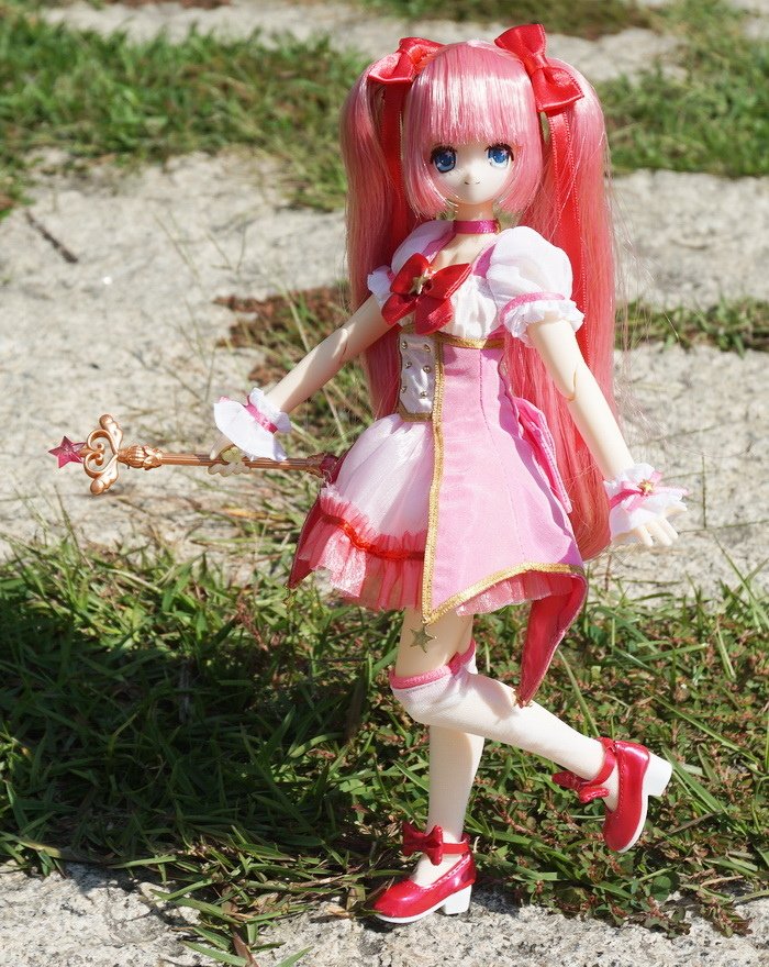 粉紅魔法美少女