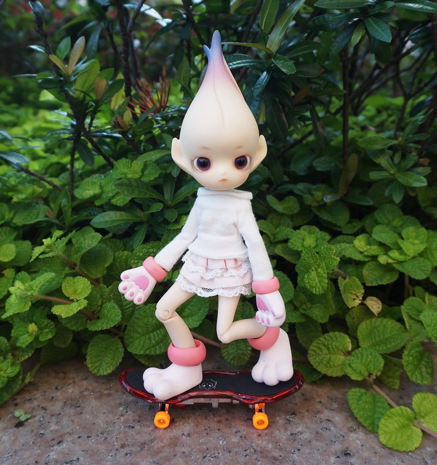 花精靈溜滑板