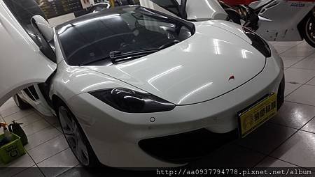 麥拉倫 全車 隔熱紙 車體漆面保護膜 車燈保護膜  McLaren mp4 12C 彰化 熊獅貼膜