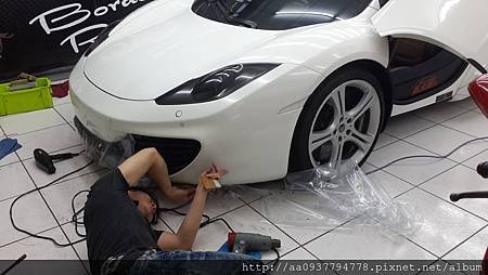 麥拉倫 全車 隔熱紙 車體漆面保護膜 車燈保護膜  McLaren mp4 12C 彰化 熊獅貼膜