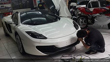 麥拉倫 全車 隔熱紙 車體漆面保護膜 車燈保護膜  McLaren mp4 12C 彰化 熊獅貼膜