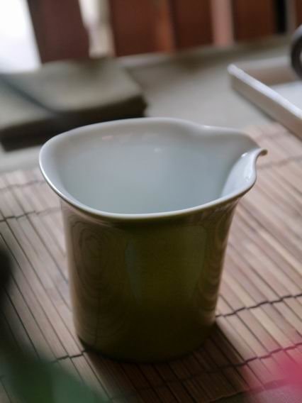 黃綠小茶盅-3