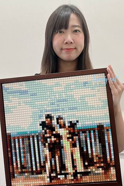 「開箱」客製化照片拼圖–BRICKNET積木畫｜記錄你的美好