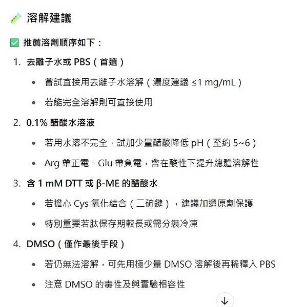 【Peptide牲肽類溶解建議指南】-以AOD9604 果凍