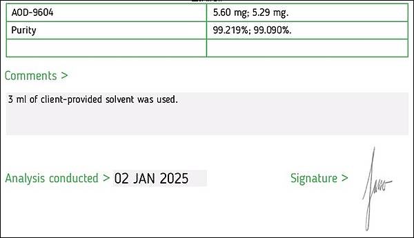 【Peptide牲肽類溶解建議指南】-以AOD9604 果凍