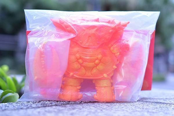 2016年 超蟹怪獣 ジュビ  マーブル ver. チョウカニカイジュウ 超蟹怪獸 橘色 ( 高さ約 15 cm ) GIGANTIC CARB KAIJU  MARBL