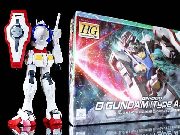 2009年 GN-000 オーガンダム Oガンダム 実戦配備型 【 高さ約： 13.2 cm 】  1%2F144 HG GN-000 O鋼彈  實戰配備型 O GUNDAM