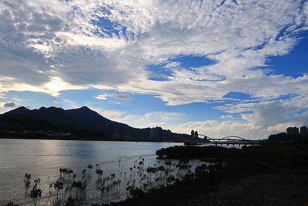 為天地寫日記(淡水河與觀音山夕陽)(2018.06.07)