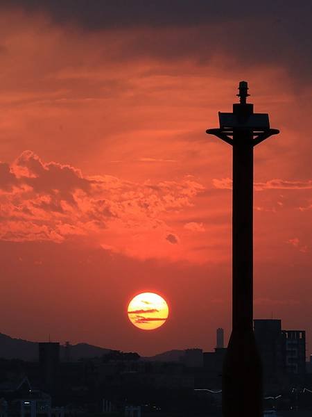 為天地寫日記(淡水夕陽)(2024.01.01)