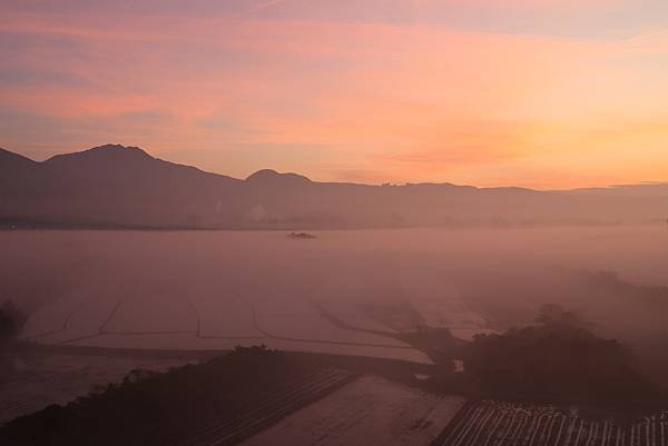 為天地寫日記(關渡平原起霧、大愛台倒影、耕耘、靜思堂與宇宙大