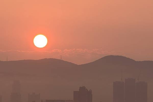 為天地寫日記(關渡平原起霧)(縮時)(2024.03.04)