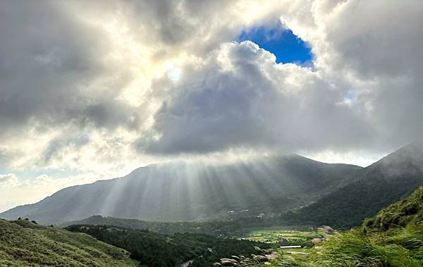 為天地寫日記(陽明山小油坑天光、雲隙光)(2024.09.1