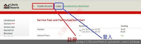 2. 如何申請 Liberty Reserve