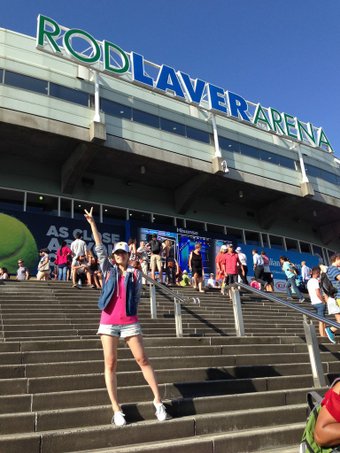 澳網最高殿堂Rod Laver Arena!