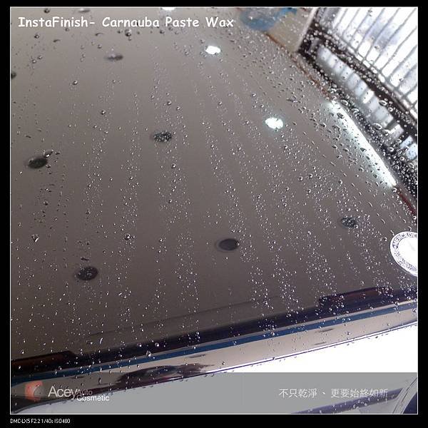 撥水性 下InstaFinish- Carnauba Paste Wax