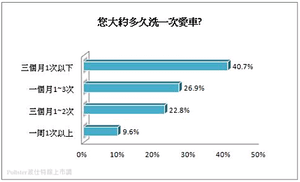 2013年洗車頻率