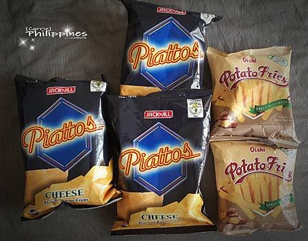 我最愛的洋芋片。PAIATTOS CHEESE洋芋片(24php%2F大包)。POTATO FRIES（5.5php小包）