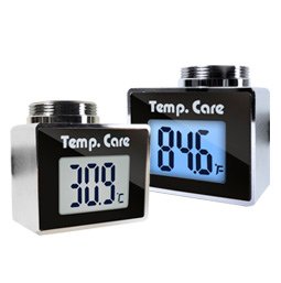 Temp. Care 溫感適 水龍頭溫度計(白/藍背光)   