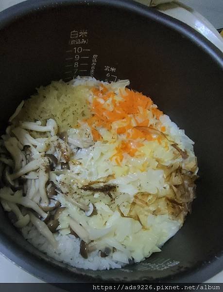 「零廚藝」一鍋到底簡單的高麗菜燉飯（電子鍋）