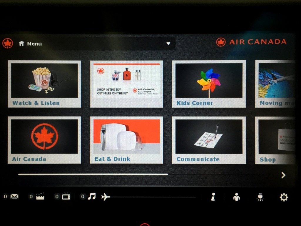 『加拿大航空/經濟艙』AC183 YYZ-YVR 極光楓葉版