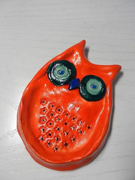 Owl Candle Plate2