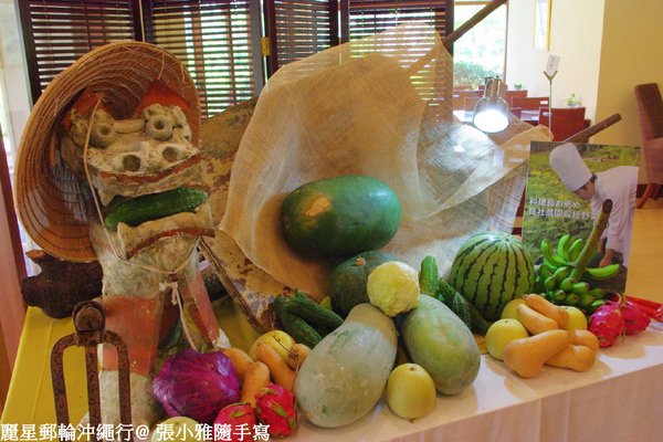 餐廳所用食材展示