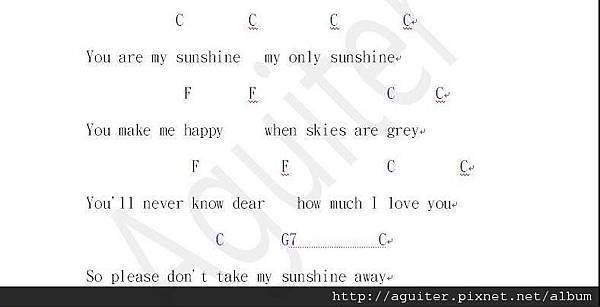 You Are My Sunshine 2