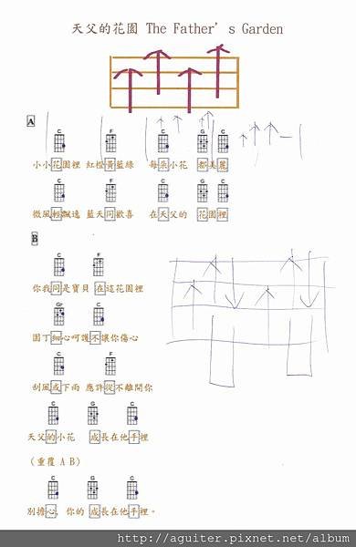 天父的花園 詩歌 C大調