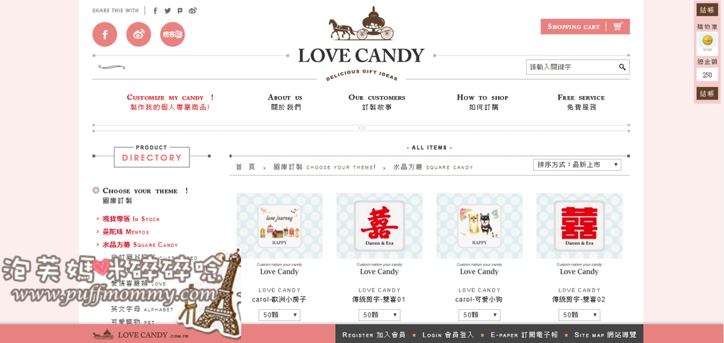 LOVE CANDY 愛糖客製化糖果