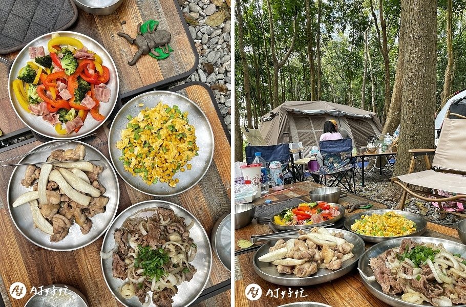 將軍山歐舍營地｜高雄露營區推薦｜內門鄉｜整片桃花心木療癒森林