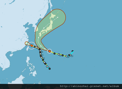 颱風路徑圖_20131006