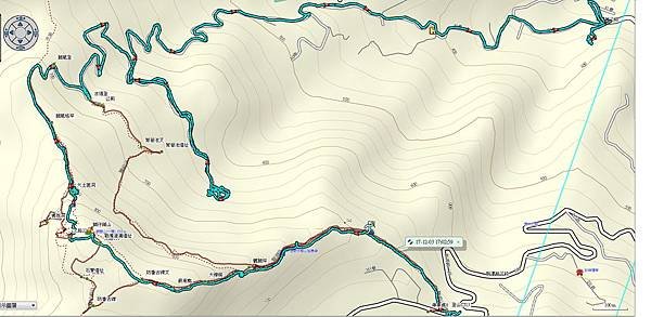 新店大獅仔頭山_山水社_GPX