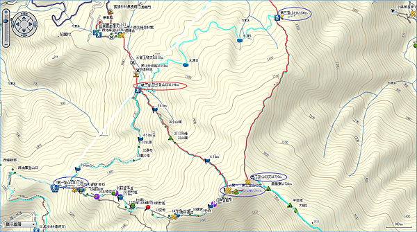 油羅山O型路線_第二登山口上_第三登山口下.png