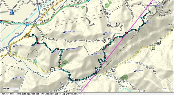 環台北天際線第十段：三峽至新店_路線圖_GPS_山水社.jpg