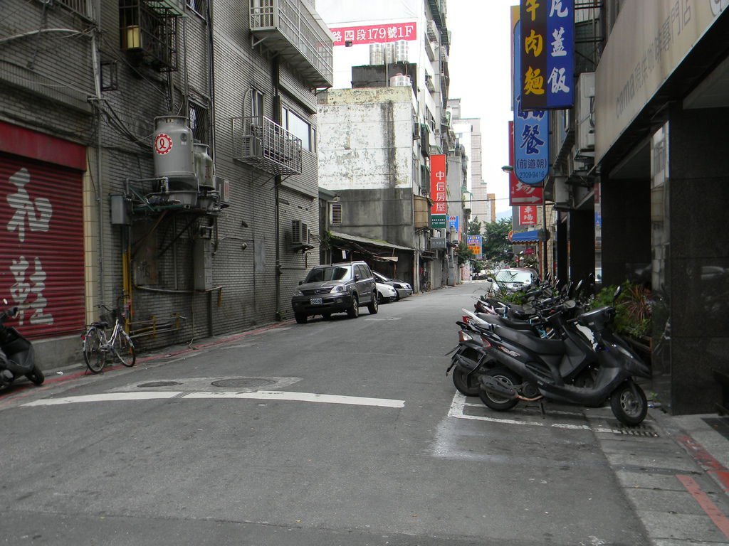 文昌街由敦化南路口進入區域.JPG