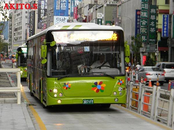 借調277路車輛  20路  307-FY