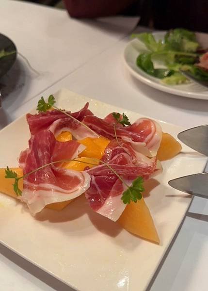 伊比利火腿佐蜜瓜Jamon Iberico(Cebo),Melon