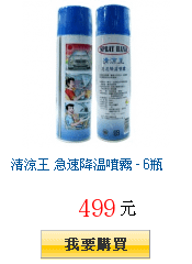 清涼王 急速降溫噴霧 - 6瓶