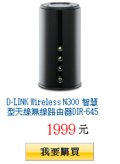 D-LINK Wireless N300 智慧型天線無線路由器DIR-645