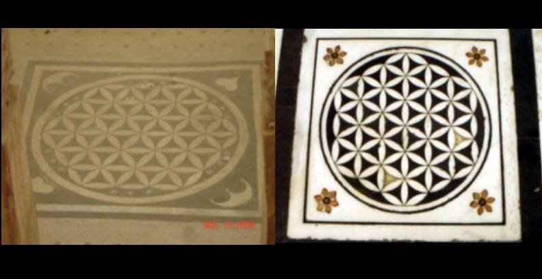 The Flower of Life - Turkey (left) The Flower of Life - India (right)