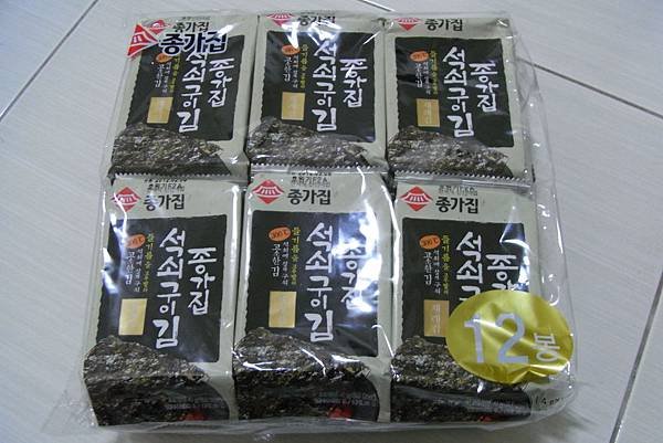海苔12包 - ₩4200