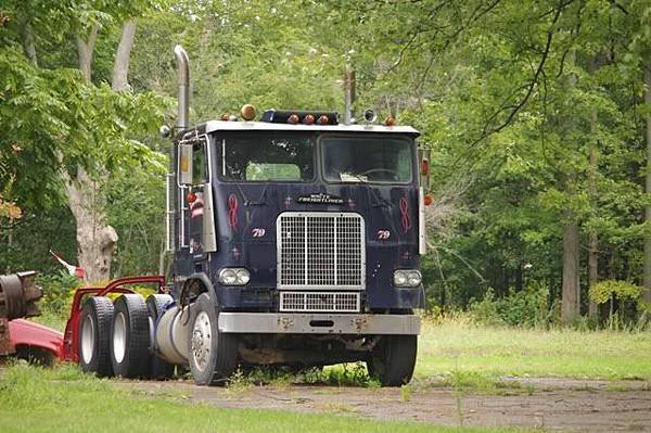 White Freightliner COE