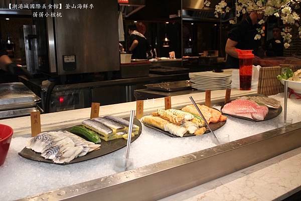 【台中吃到飽餐廳】潮港城國際美食館   釜山海鮮季⎪中部辦桌