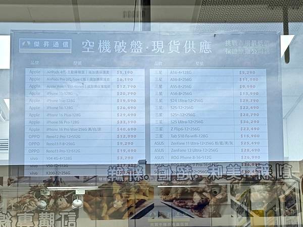 【台中大雅手機店推薦】手機哪裡買？必選傑昇通信！⎪空機價格『